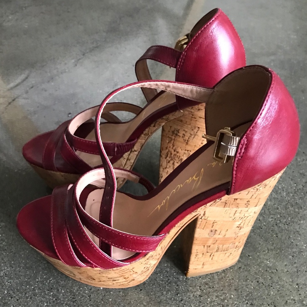 Brazilian platform sandals heels